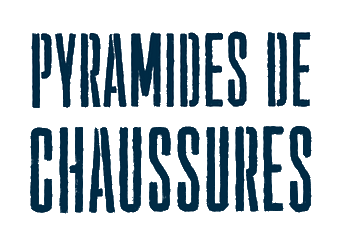 Pyramides de chaussures