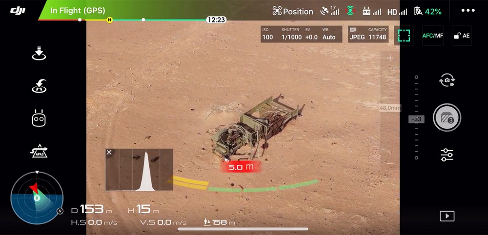 Handicap International teste des drones détecteurs de mines dans le nord du Tchad